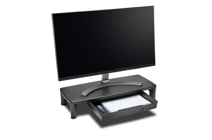 KENSINGTON SmartFit® Monitor Stand with Drawer Accessories Acco UK Ltd   