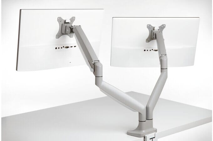 KENSINGTON SmartFit® One-Touch Height Adjustable Dual Monitor Arm Accessories Acco UK Ltd   