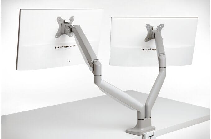 KENSINGTON SmartFit® One-Touch Height Adjustable Dual Monitor Arm - e-furniture