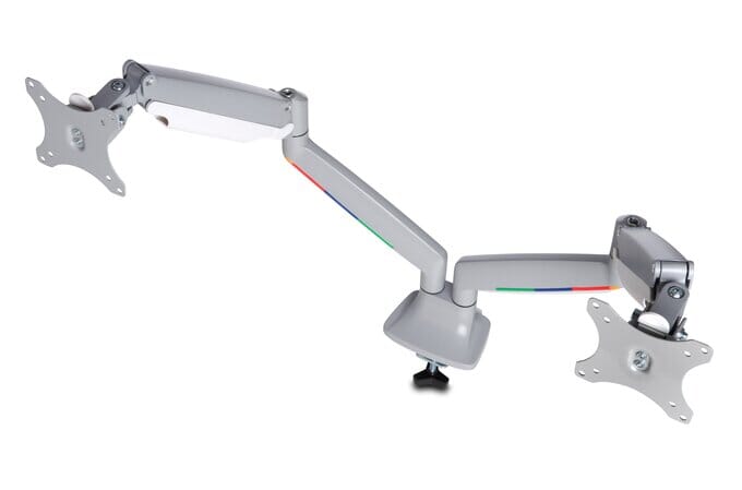 KENSINGTON SmartFit® One-Touch Height Adjustable Dual Monitor Arm Accessories Acco UK Ltd   