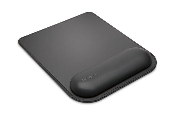 KENSINGTON ErgoSoft™ Wrist Rest Mouse Pad for Standard Mouse Accessories Acco UK Ltd Black  