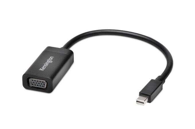 KENSINGTON VM1000 Mini Display Port to VGA Adapter Accessories Acco UK Ltd   