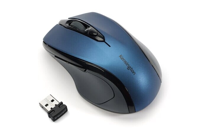 KENSINGTON Pro Fit® Mid-Size Wireless Mouse Accessories Acco UK Ltd Blue  