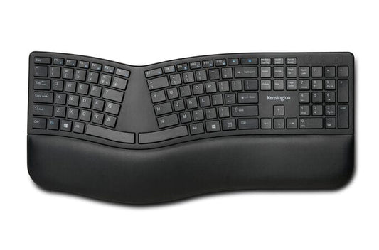KENSINGTON Pro Fit® Ergo Wireless Keyboard (Black) Accessories Acco UK Ltd   