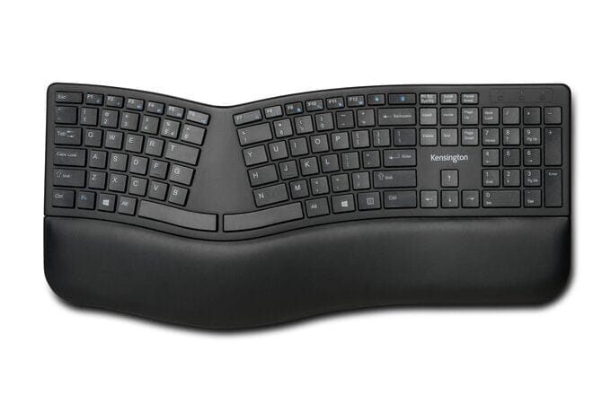 KENSINGTON Pro Fit® Ergo Wireless Keyboard (Black) - e-furniture