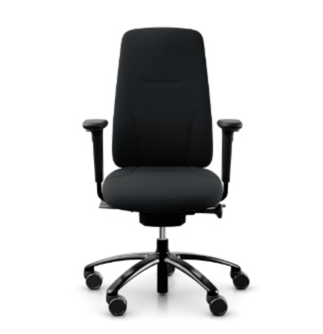 RH Logic 220 High Back Taskchair - Without Headrest - Black Accessories RH Black  