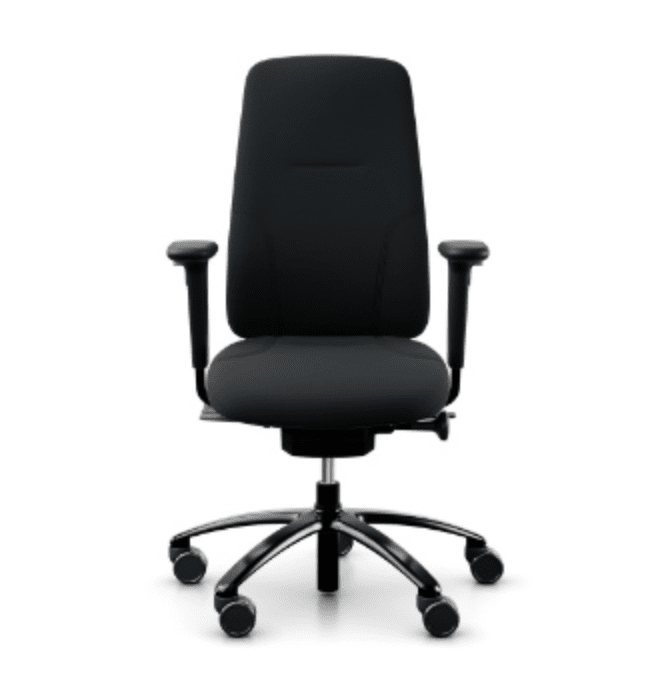 RH Logic 220 High Back Taskchair - Without Headrest - Black - e-furniture
