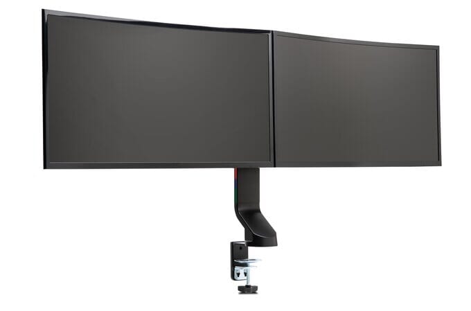 KENSINGTON SmartFit® Space-Saving Dual Monitor Arm - e-furniture