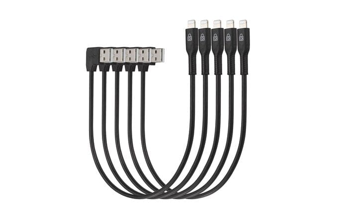 KENSINGTON Charge & Sync Cable, Universal Tablet, USB to Lightning – 5 pack - e-furniture