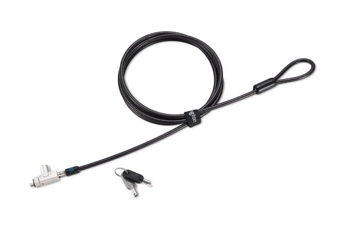 KENSINGTON Slim N17 2.0 Keyed Laptop Lock for Wedge-Shaped Slots Accessories Acco UK Ltd   