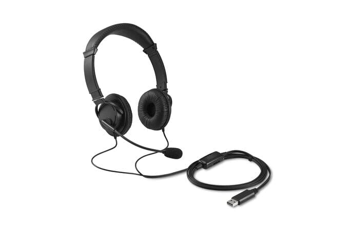 KENSINGTON Classic Headset with Mic and Volume Control Accessories Acco UK Ltd   