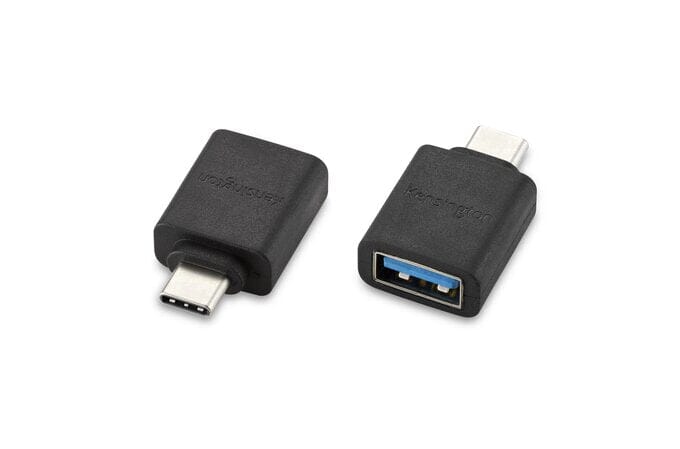 KENSINGTON CA1010 USB-C to USB-A M/F Adapter Accessories Acco UK Ltd   