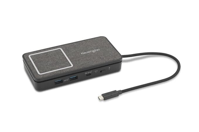 KENSINGTON SD1700P USB-C Dual 4K Portable Mobile Dock with Qi Charging - 100W Power Pass Through - e-furniture