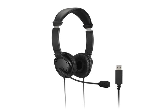KENSINGTON Classic Headset with Mic and Volume Control Accessories Acco UK Ltd   