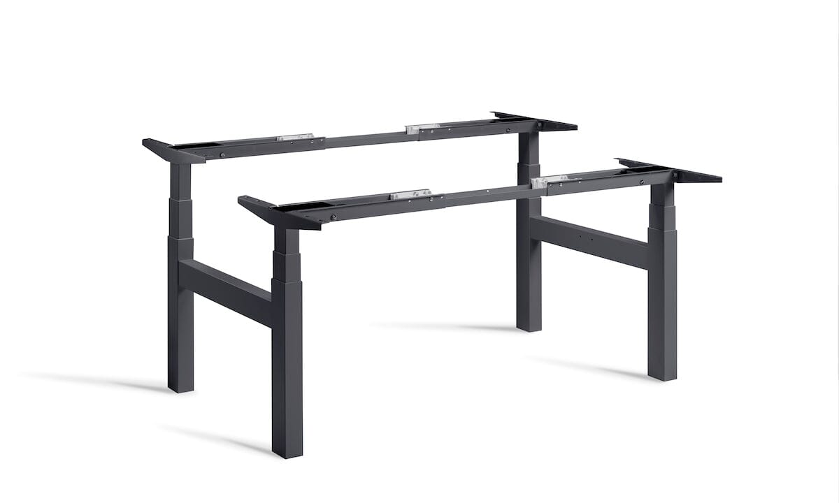 Lavoro Duo - Four Motor Back to Back Sit-Stand Desk Frame Accessories Lavoro Anthracite  