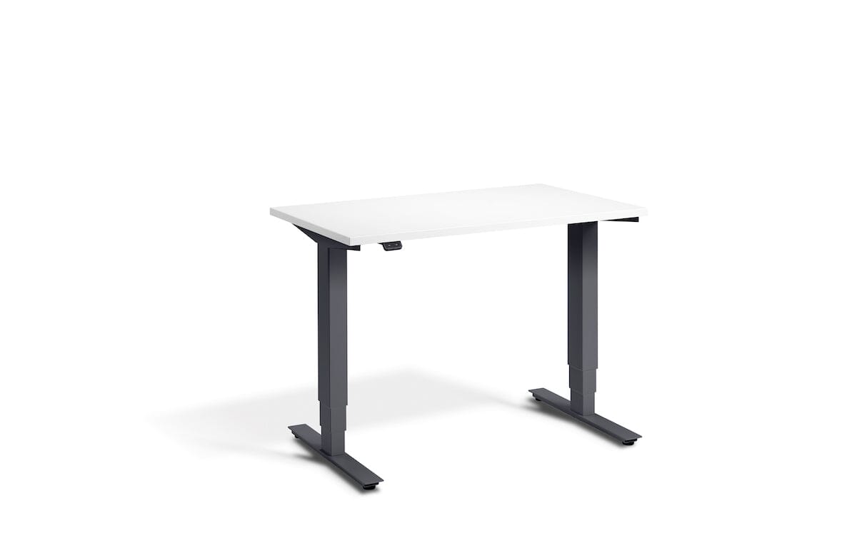 Lavoro Advance Mini Dual Motor Sit-Stand Desk - Anthracite Frame Accessories Lavoro White  