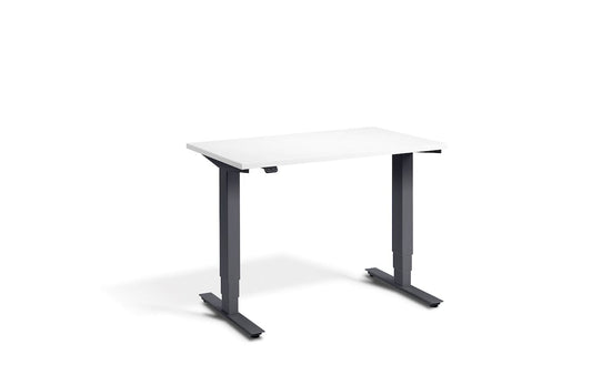 Lavoro Advance Mini Dual Motor Sit-Stand Desk - Anthracite Frame Accessories Lavoro White  