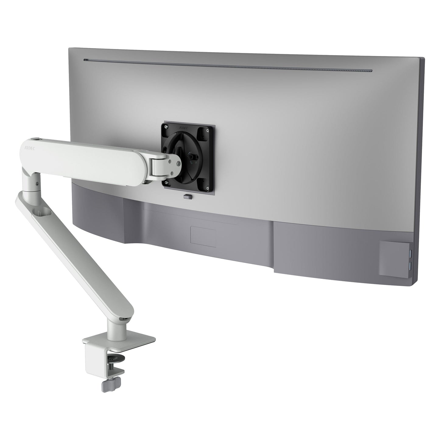 Atdec Ora Monitor Arm - For Flat and Curved Screens Accessories Atdec White  
