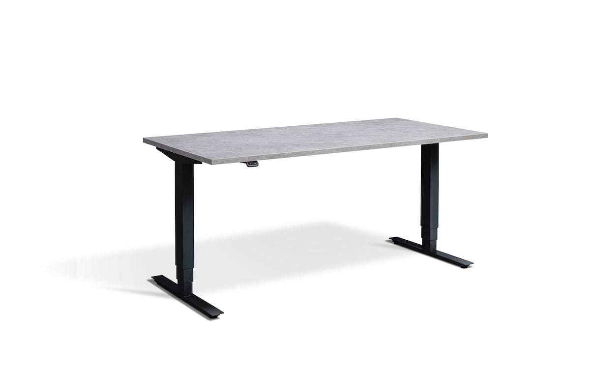 Advance Dual Motor Sit-Stand Desk - 700mm Deep Desktops - Black Frame