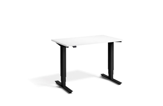 Lavoro Advance Mini Dual Motor Sit-Stand Desk - Black Frame Accessories Lavoro White  