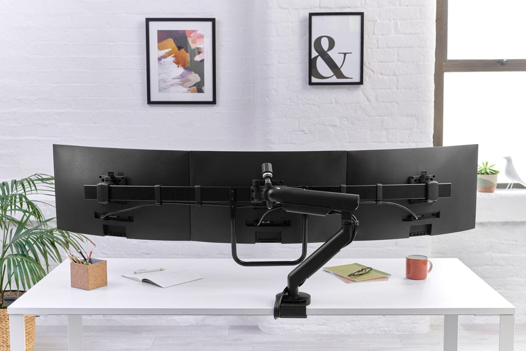 Colebrook Bosson Saunders Flo X Triple Monitor Arm - e-furniture