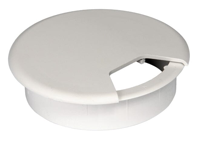 Desk Grommets Plastic Accessories CMD White  