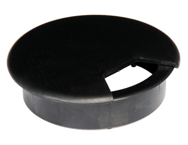 Desk Grommets Plastic Accessories CMD Black  