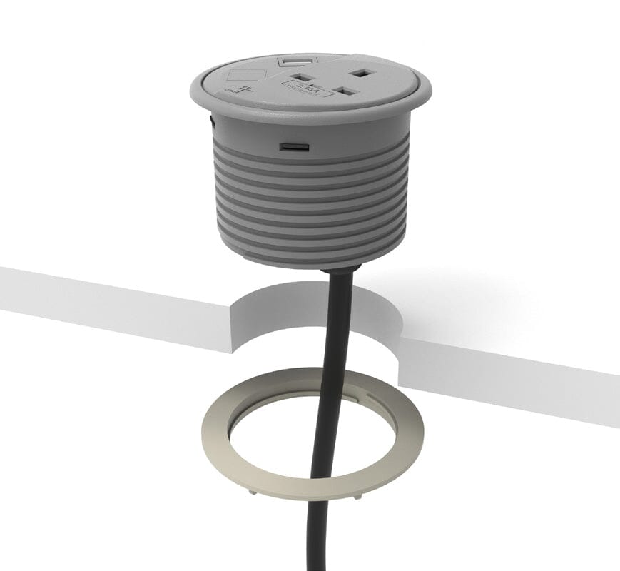 Porthole In-Desk Power & Data Modules Accessories CMD   