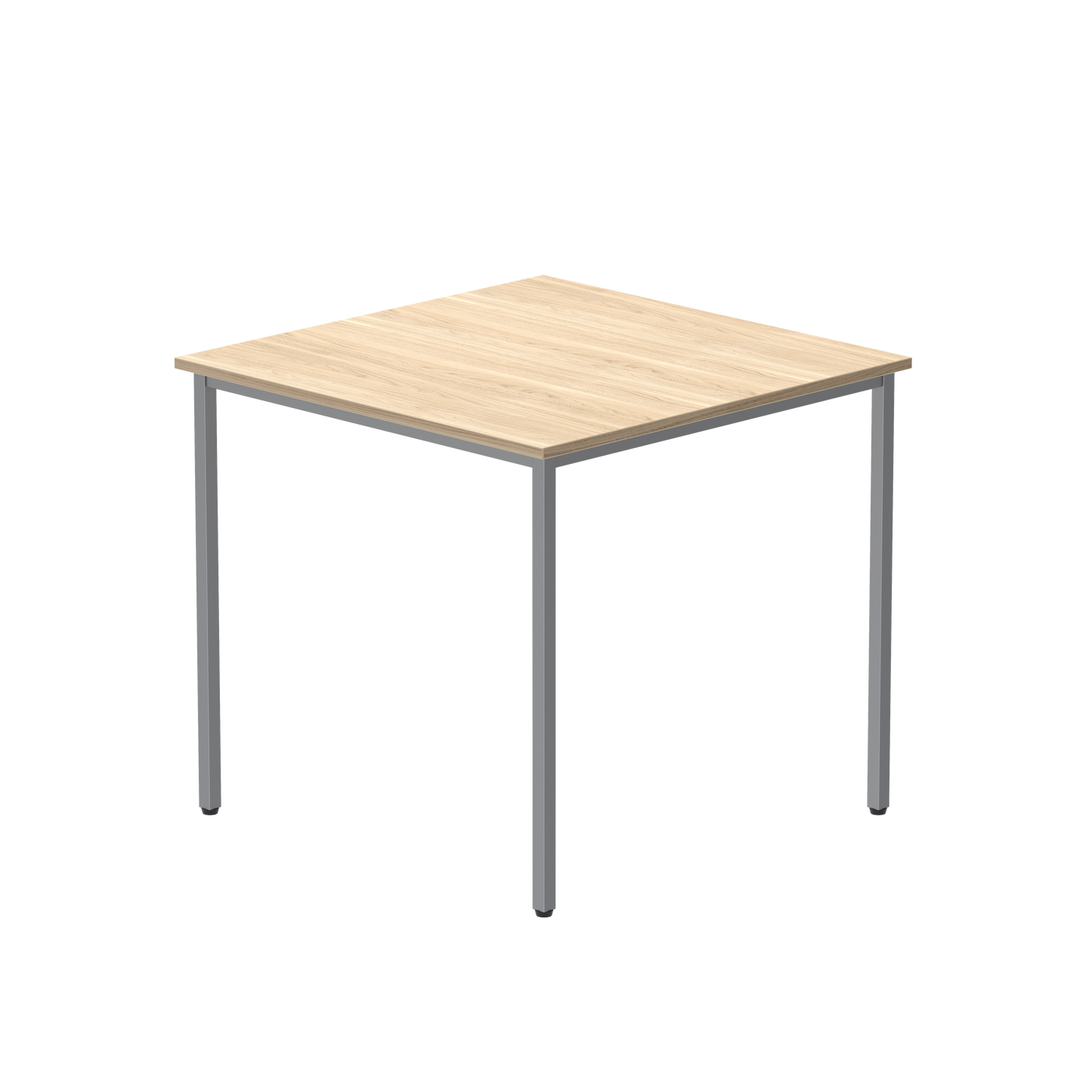 Office Rectangular Multi-Use Table (FSC) | 800X800 | Canadian Oak/Silver