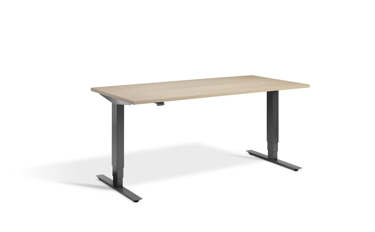Advance Dual Motor Sit-Stand Desk - 700mm Deep Desktops - Dark Grey Frame