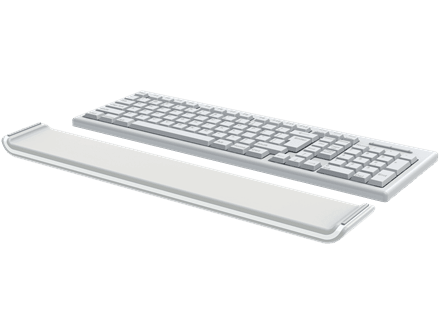 Leitz Adjustable Keyboard Wrist Rest Light Grey Accessories Acco UK Ltd   