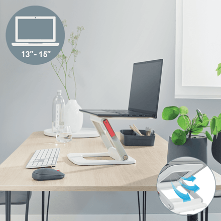 Leitz Adjustable Multi-Angle Laptop Stand Accessories Acco UK Ltd   