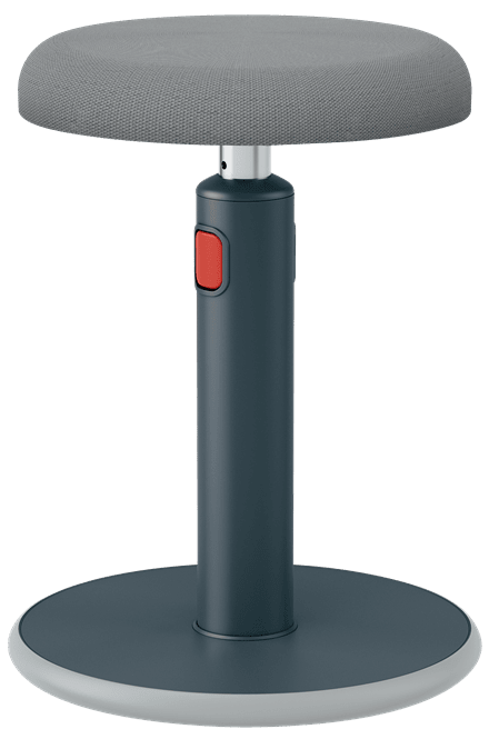 Leitz Active Sit Stand Stool 2 in 1 Accessories Acco UK Ltd Velvet Grey  