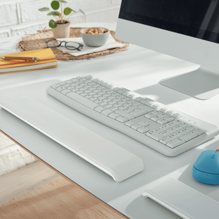 Leitz Adjustable Keyboard Wrist Rest Light Grey - e-furniture