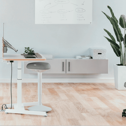 Leitz Ergo Active Standing Stool with Comfort Seat Accessories Acco UK Ltd   