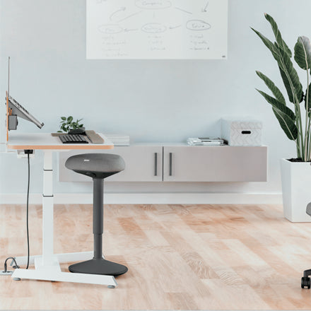 Leitz Ergo Active Standing Stool with Comfort Seat Accessories Acco UK Ltd   