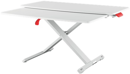 Leitz Standing Desk Converter with Tray - e-furniture