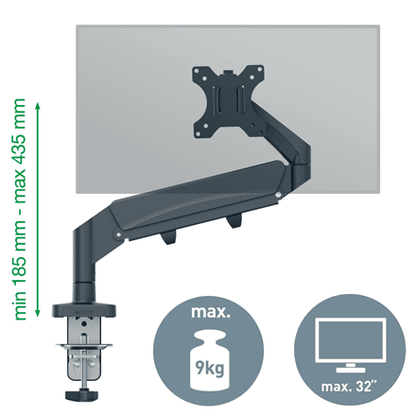 Leitz Ergo Space Saving Single Monitor Arm Accessories Acco UK Ltd   