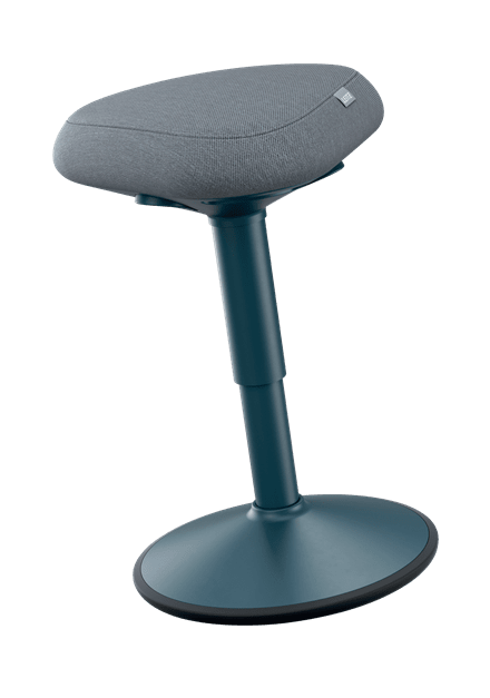 Leitz Ergo Active Sitting Stool with Comfort Seat Accessories Acco UK Ltd Dark Grey  