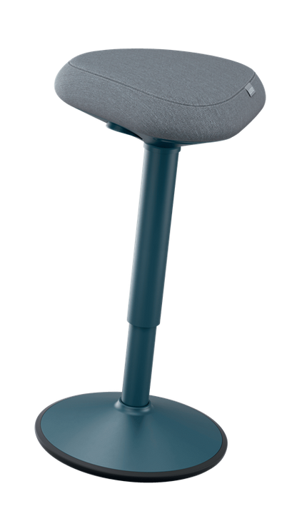 Leitz Ergo Active Standing Stool with Comfort Seat Accessories Acco UK Ltd Dark Grey  