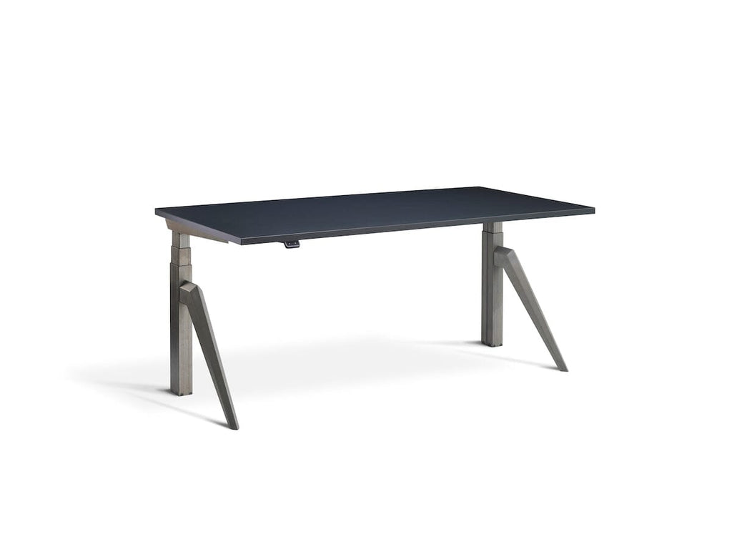 Lavoro Five Dual Motor Sit-Stand Desk - 700mm Deep Desktops - Raw Steel Frame Accessories Lavoro Anthracite 1200x700 Five