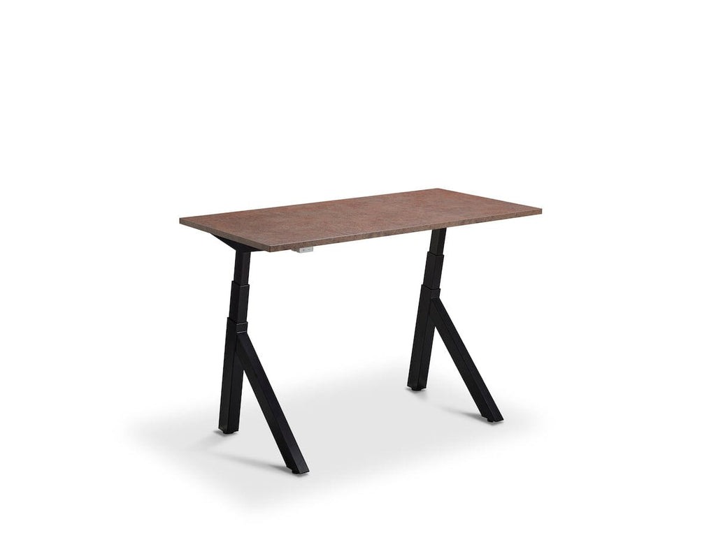 Lavoro Forma Dual Motor Sit-Stand Desk - 700mm Deep Desktops - Black Frame Accessories Lavoro Ferro Bronze 1200x700 Black