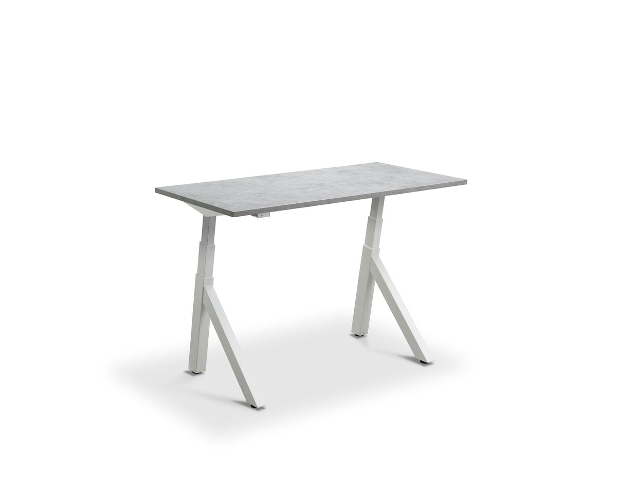 Lavoro Forma Dual Motor Sit-Stand Desk - 700mm Deep Desktops - White Frame Accessories Lavoro