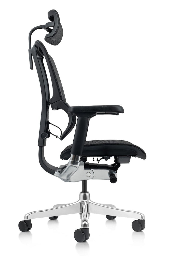 Mirus High Back Task Armchair with Headrest - e-furniture
