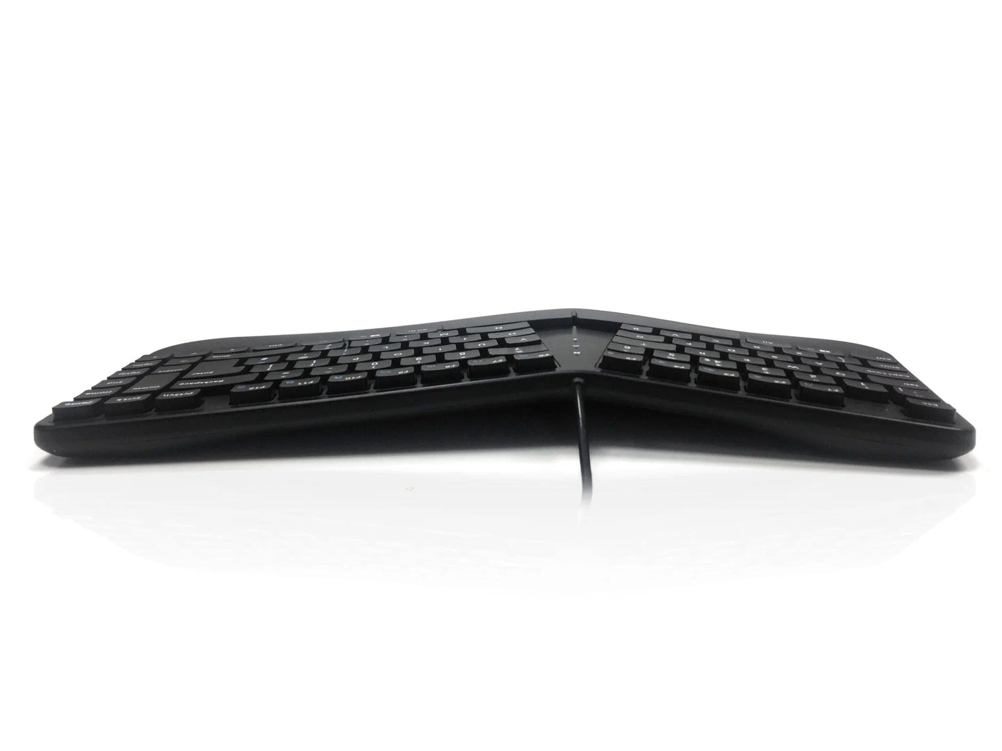 Accuratus Contour - USB Sculptured Ergonomic Split Key Multimedia Keyboard with Reverse Tilt & Trackball Accessories Accuratus   