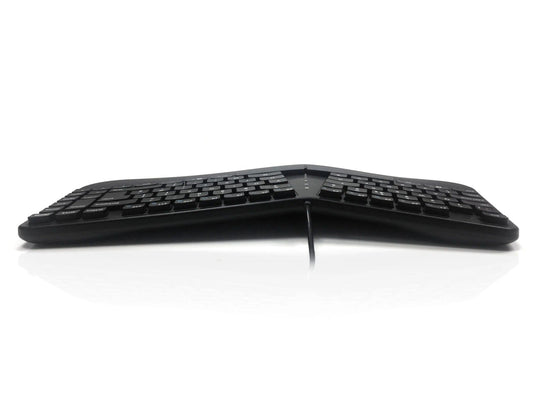 Accuratus Contour - USB Sculptured Ergonomic Split Key Multimedia Keyboard with Reverse Tilt & Trackball Accessories Accuratus   