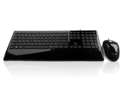Accuratus Image Set - USB Slim Full Size Keyboard & Mouse with Glossy Finish
