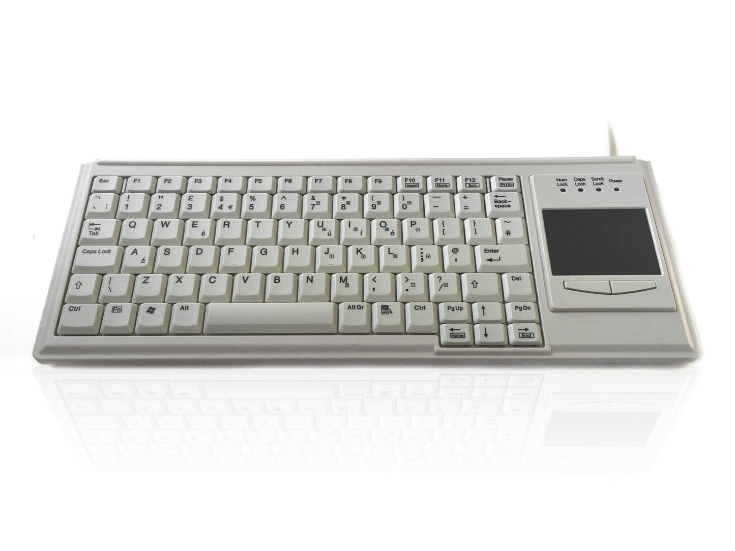 Accuratus K82B - USB Premium Mini Scissor Key Keyboard with Touchpad