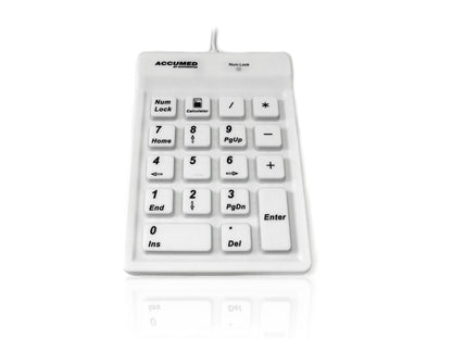 Accuratus AccuMed 100 - USB Sealed IP67 Antibacterial Clinical / Medical Keypad
