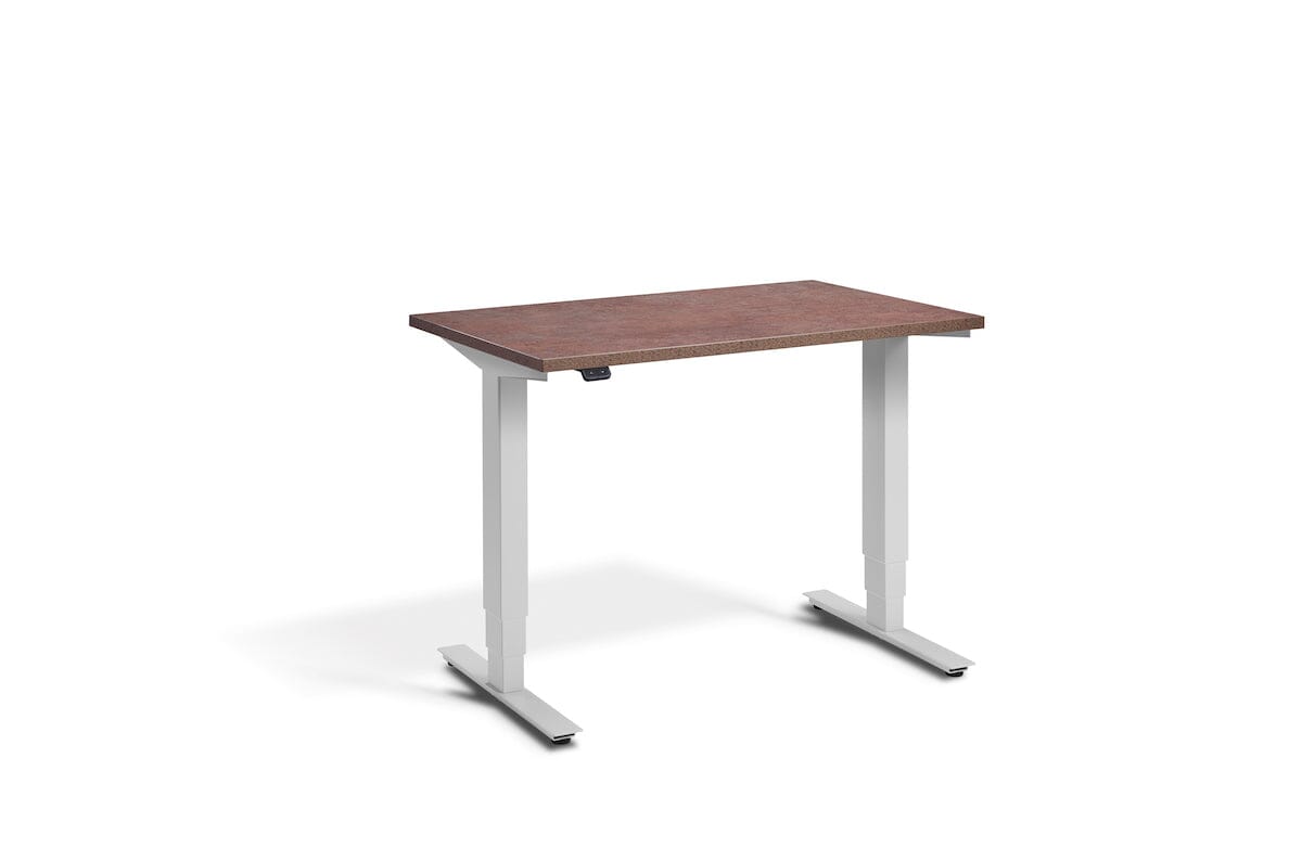 Lavoro Advance Mini Dual Motor Sit-Stand Desk - Light Grey Frame Accessories Lavoro Ferro Bronze  